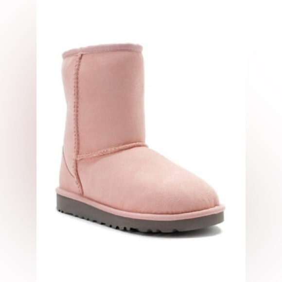 UGG Australia | Classic Short Boots In Baby Pink Grey Toddler Size 9 NEW - Picture 10 of 10